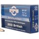 PPU Standard Rifle 303 British 150 gr Soft Point Boat Tail